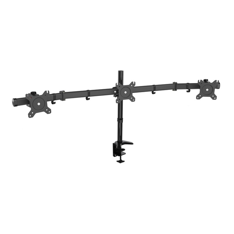 Vision Mounts DeskClamp Three LCD Monitor Support up to 27in Tilt -15/+15° Rotate 360° (VM-MP330C)