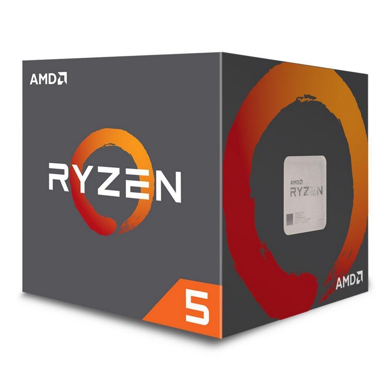 AMD Ryzen 5 2600 6-Core Socket AM4 3.4GHz CPU Processor with Wraith Stealth Cooler (YD2600BBAFBOX)