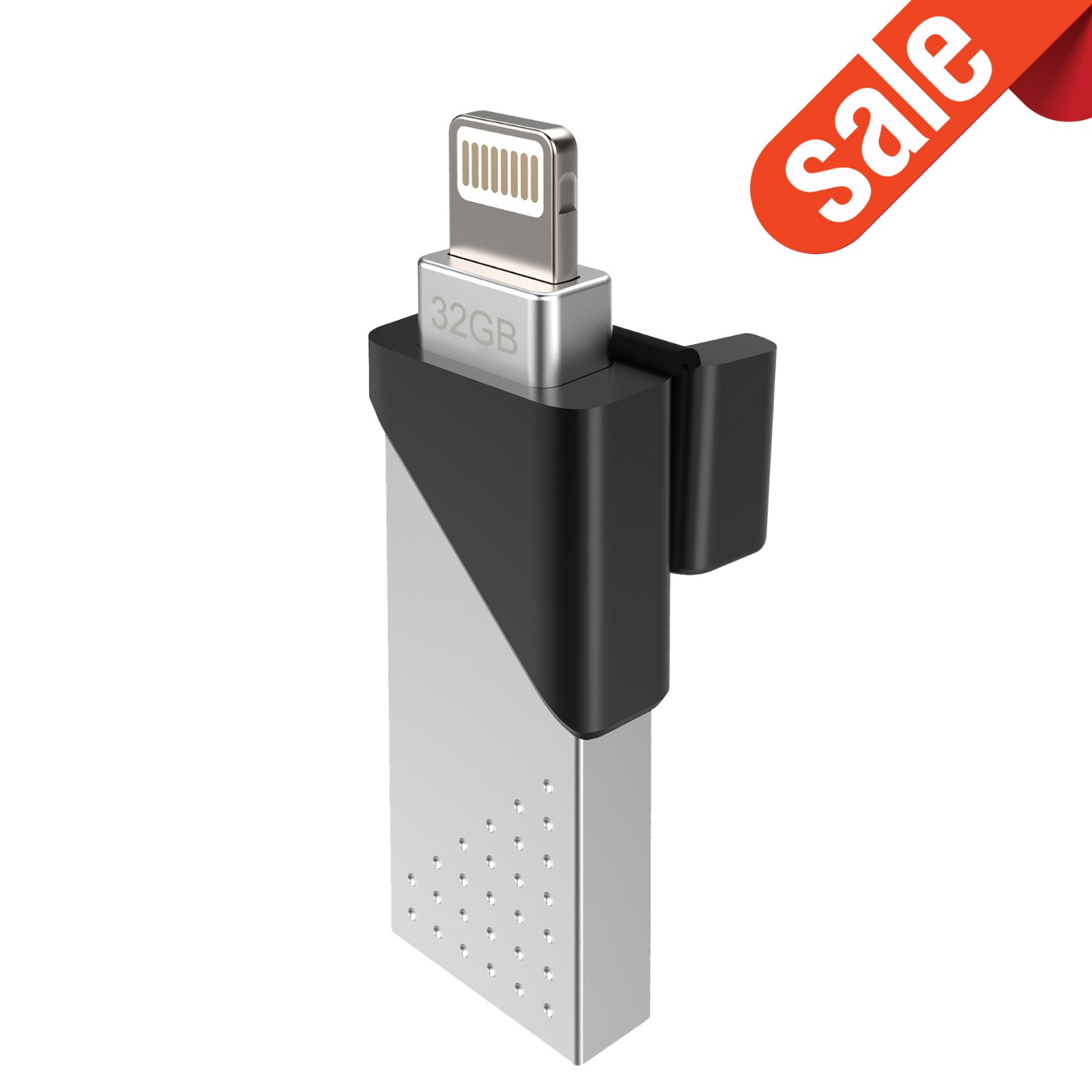 Silicon Power 32GB Z50 OTG Flash Drive for iPhone & iPad (Lightning/USB 3.1 Gen1)