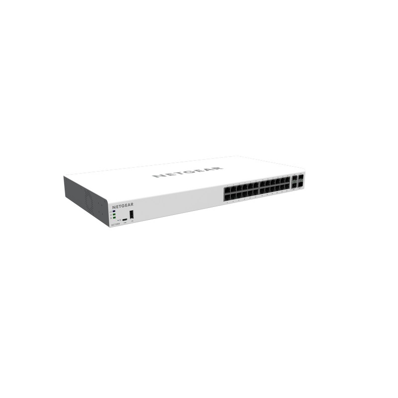 Netgear GC728XP-100AJS Insight Managed 28-port Gigabit Ethernet 390W PoE+ Smart Cloud Switch with 2