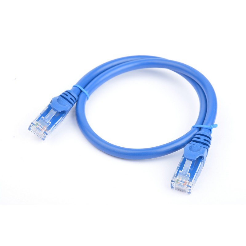 8ware Cat 6a UTP Ethernet Cable - 0.5m Blue
