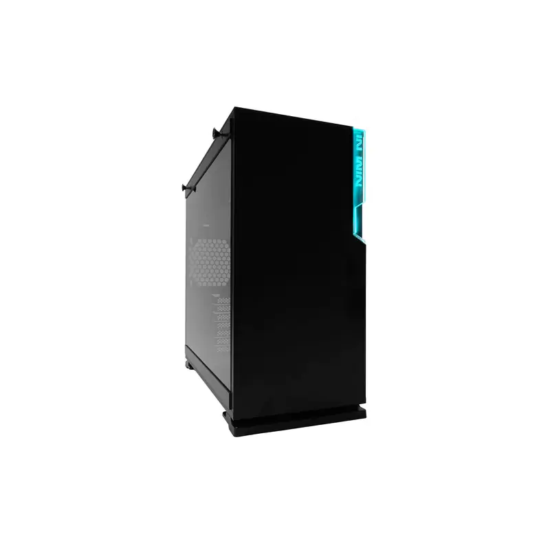 Inwin 101C Black ATX Type C & RGB Front I/O, Window Tempered Glass Red LED IN WIN Logo No PSU (101C-BLACK)