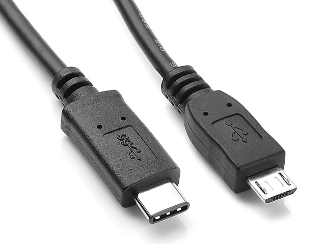 USB3.1 Type-C Male to Micro USB Type-B Male Cable