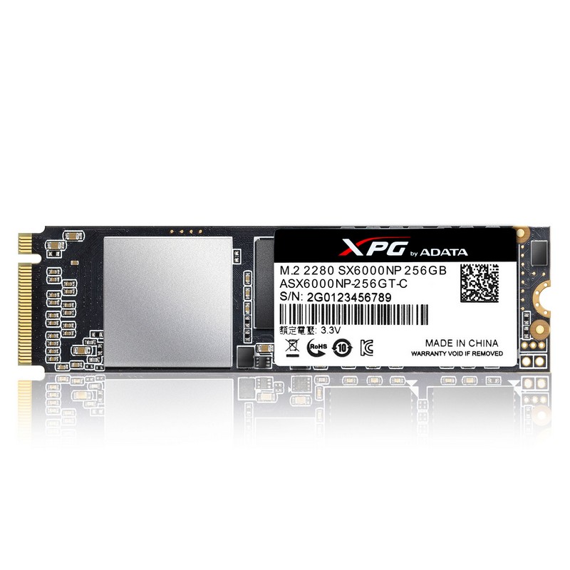 ADATA XPG SX6000 Pro 256GB PCIe Gen3 M.2 2280 NVMe SSD (ASX6000PNP-256GT-C)