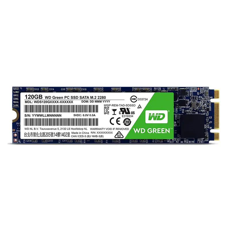 Western Digital 120GB Green M.2 2280 SATA SSD (WDS120G2G0B)