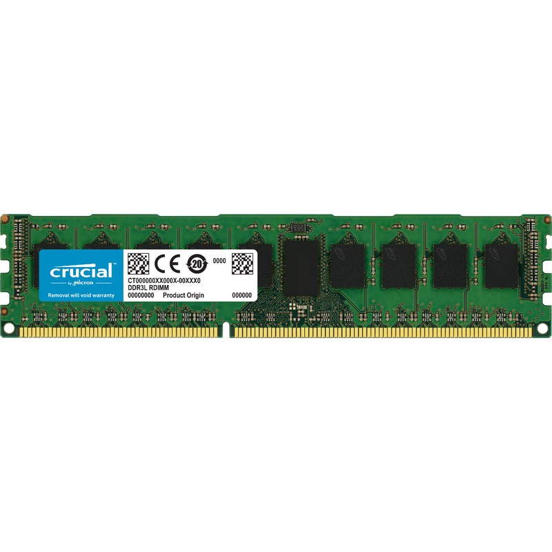 Crucial 4GB (1x4GB) 1600Mhz DDR3L Unbuffered UDIMM RAM (CT51264BD160B)