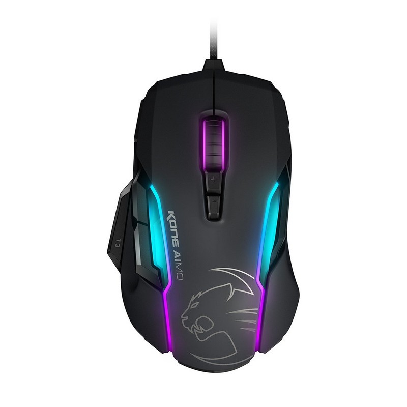 Roccat KONE AIMO RGBA Smart Customization Gaming Mouse - Black