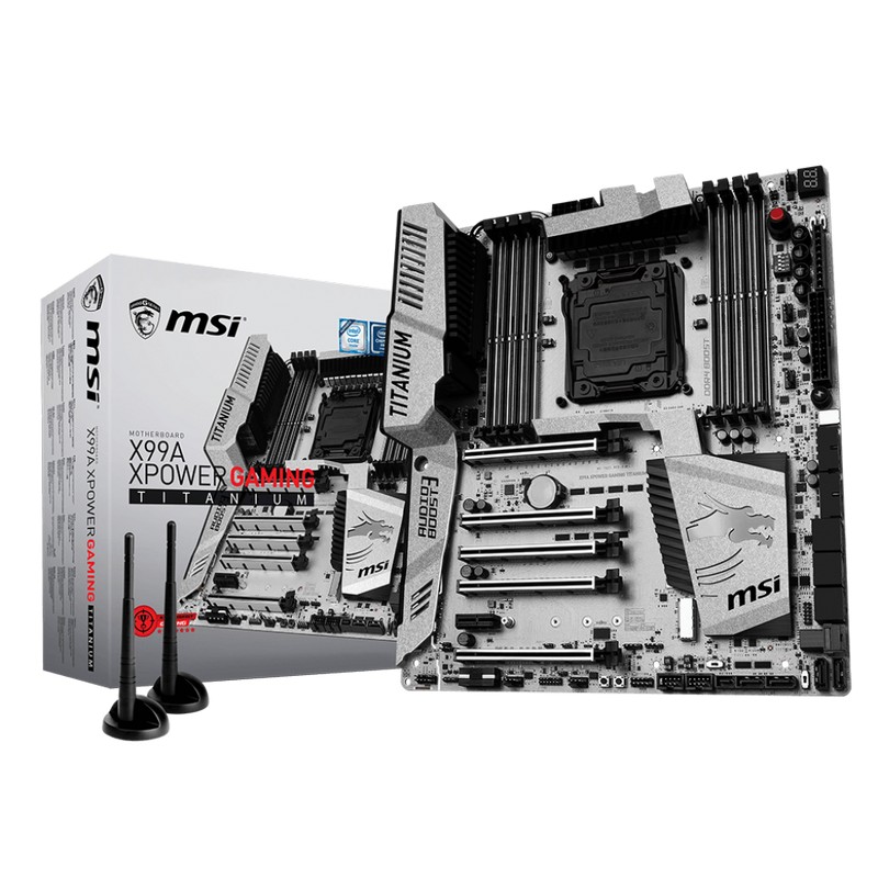 MSI X99A XPower Titanium EAXT Intel LGA 2011-3 Motherboard (X99A XPOWER GAMING TITANIUM)