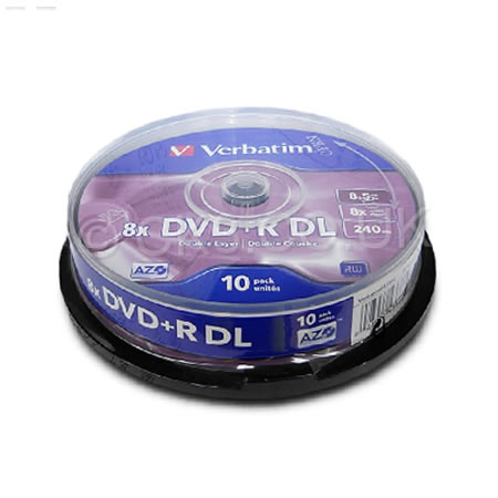 Verbatim 10PK DVD+R 8.5GB Double Layer