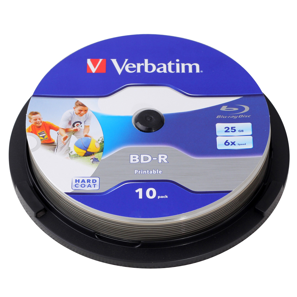 Verbatim Blu-Ray BD-R 25Gb 10pk 6X