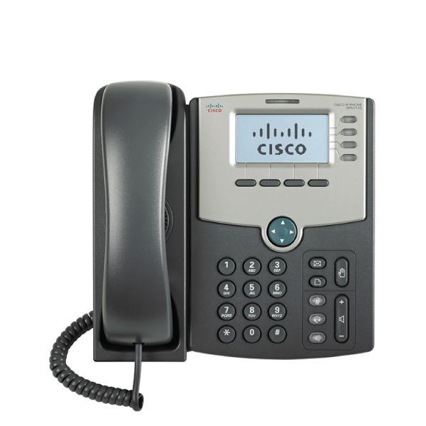 Cisco SPA514G 4 LINE IP PHONE WITH DISPLAY, POE AND GIGABIT PC PORT