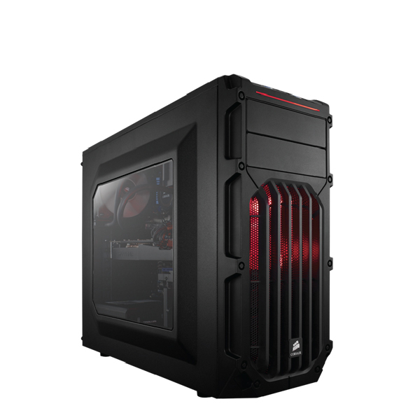Corsair Carbide Series SPEC-03 Mid Tower Gaming Case RED LED (CCSPEC-03-RED-LED)