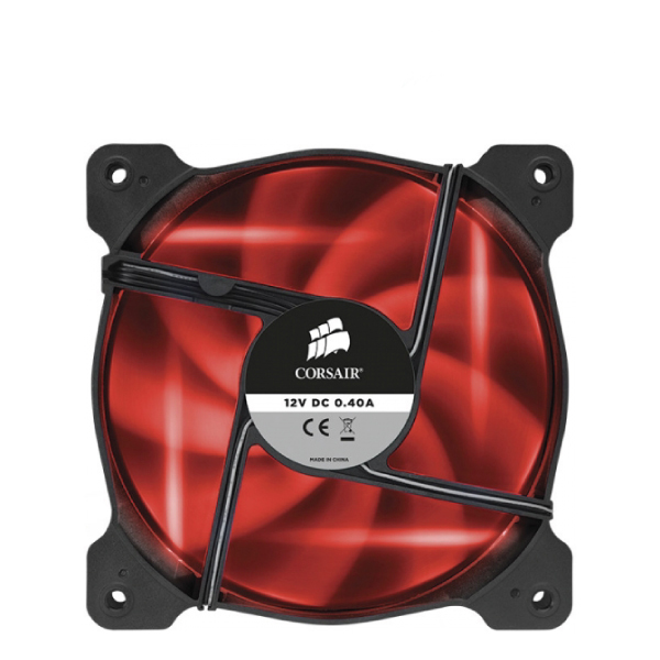 Corsair "Air Series" SP120 LED 120mm Single Red LED, Red High Static Pressure 120mm Fan