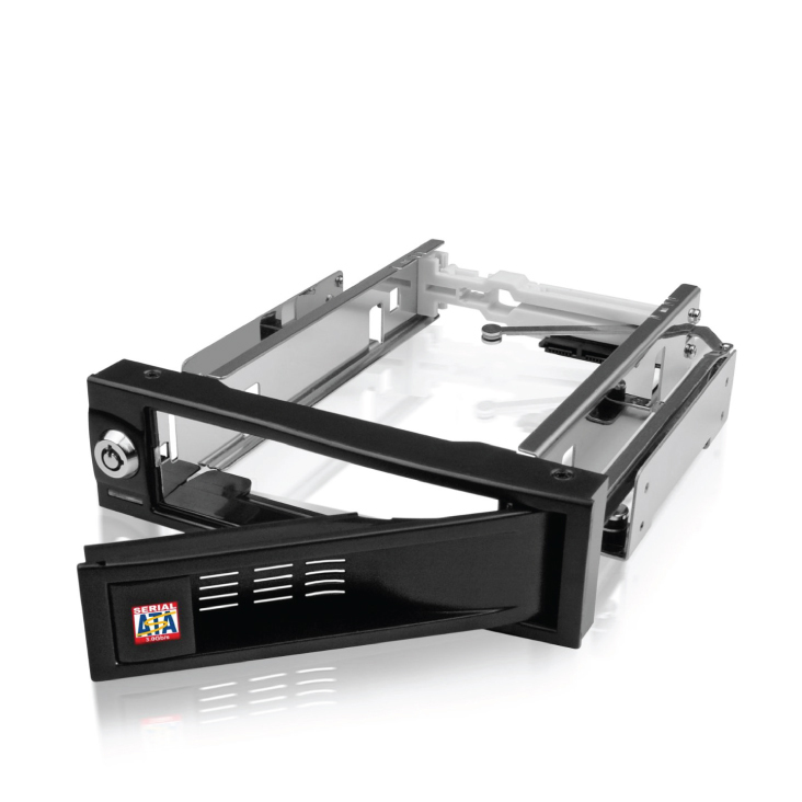 ICY BOX (IB-168SK-B) 5.25in Tray-less Rack for 3.5" SATA/SSD HDD