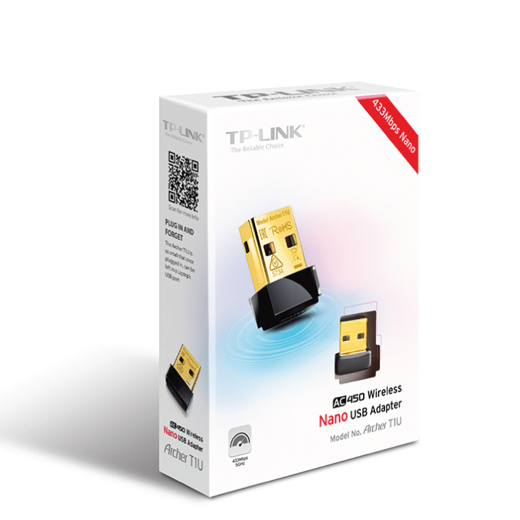 TP-Link Archer T1U AC450 Wireless Nano USB Adapter