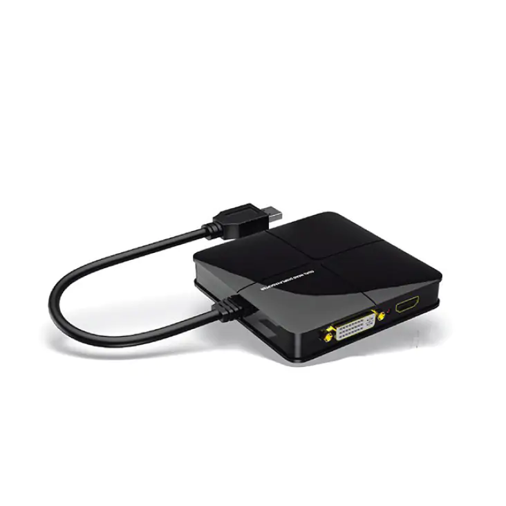 Winstar Ws-Ug39dh1 Usb3.0 To Dvi And Hdmi Dual Video Adapter With 1000Mbps