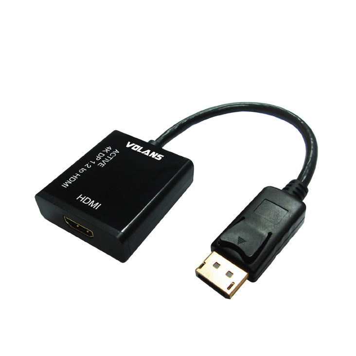Volans Active DisplayPort to HDMI Male to Female Converter 4K
