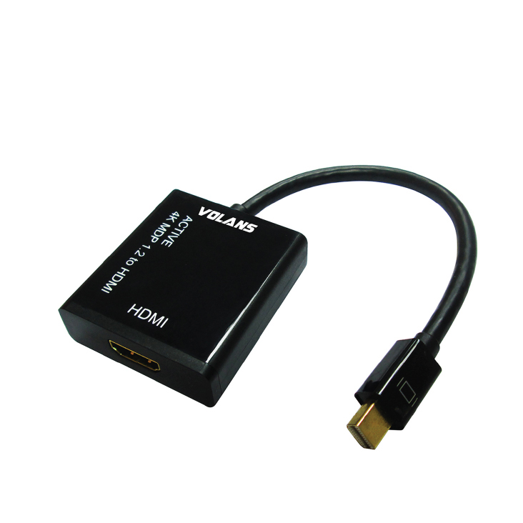 Volans Active Mini DisplayPort to HDMI Male to Female Converter 4K