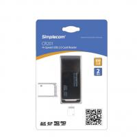 Simplecom CR201 Hi-Speed USB 2.0 Card Reader 2 Slot