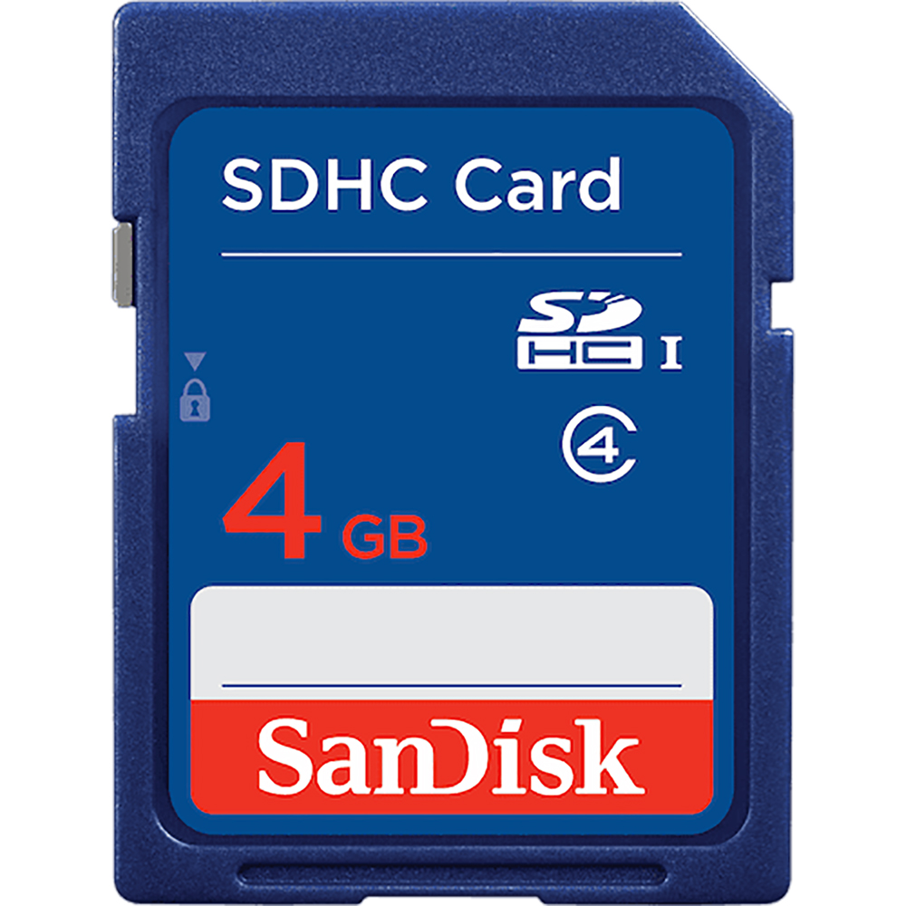 Secure Digital Card 4Gb(SD) SDHC Sandisk