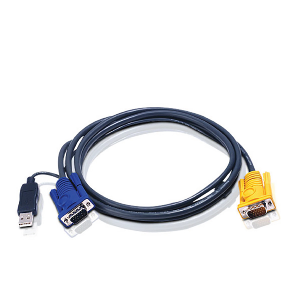 Aten 2L-502UP KVM Cable SPHD15M - USB A M, HD15M 1.8m