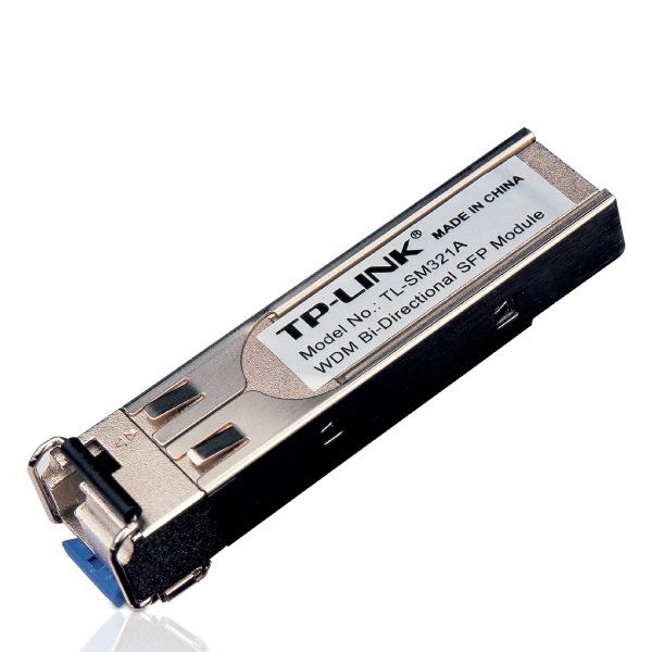 TP-LINK 1000Base-BX WDM Bi-Directional SFP Module, LC connector, TX:1550nm/RX:1310n (TL-SM321A)