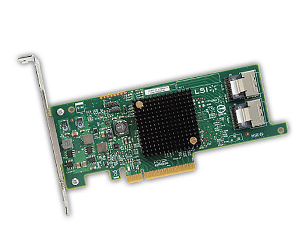 LSI SAS 9207-8i PCI-e 3.0 x 8, 6 Gb/s, 8-port SAS HBA, 2 x Internal x4 SFF8087 miniSAS port