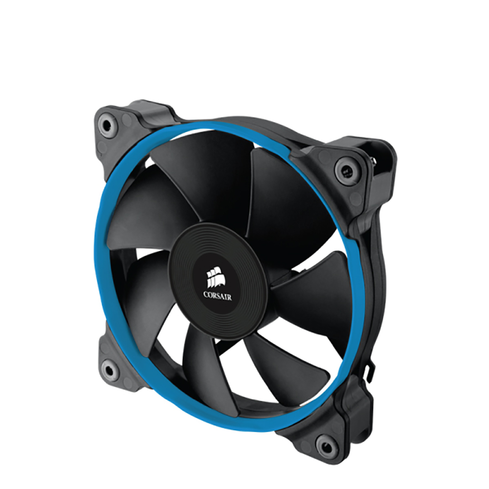 Corsair 4-Pin PWM SP120 Quiet Edition Cooling Fan,3x Replaceable Coloured Rings