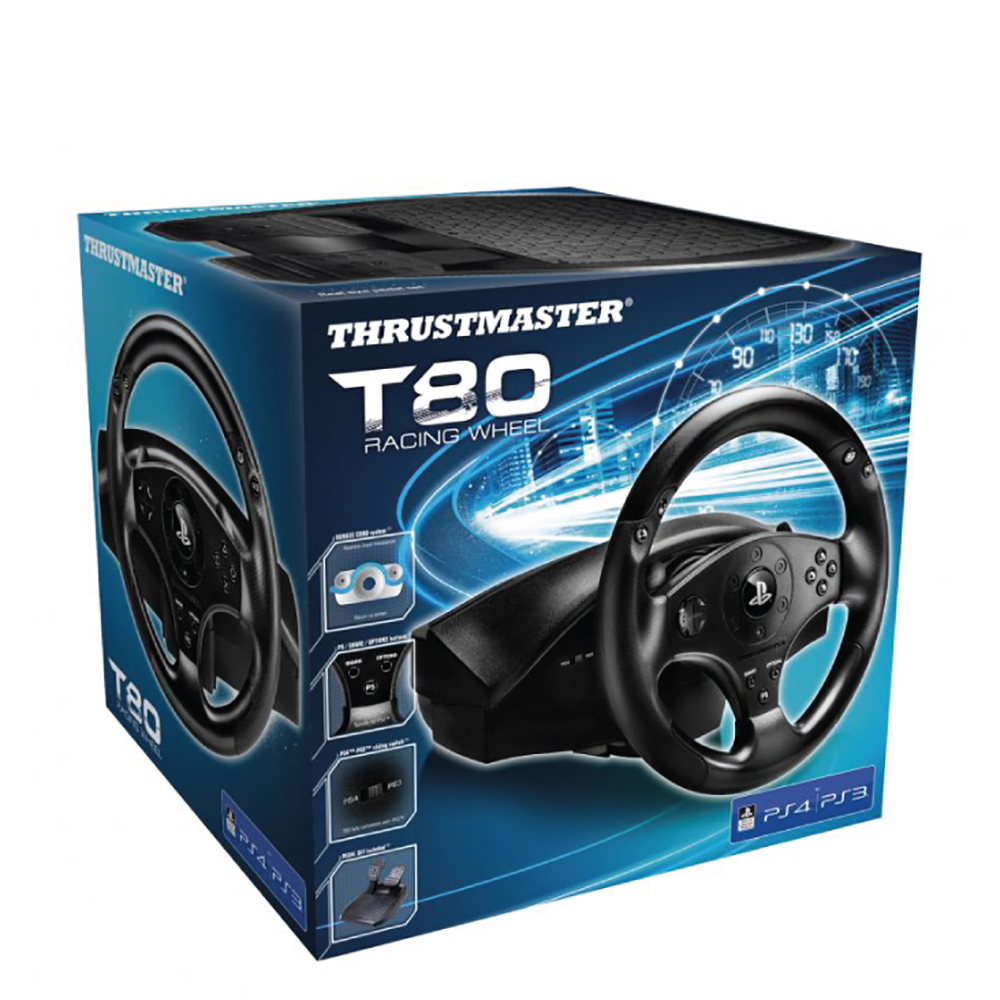Thrustmaster T80 Racing Wheel For PS3 & PS4