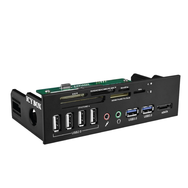 ICY BOX (IB-863) 5.25in Multi-ports Add-on Bay