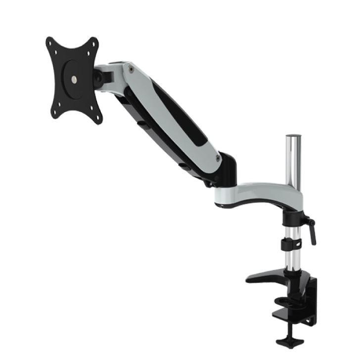 VisionMount VM-GM112D Gas Spring Aluminium Single LCD Monitor Arm with Desk Clamp support up to 24"