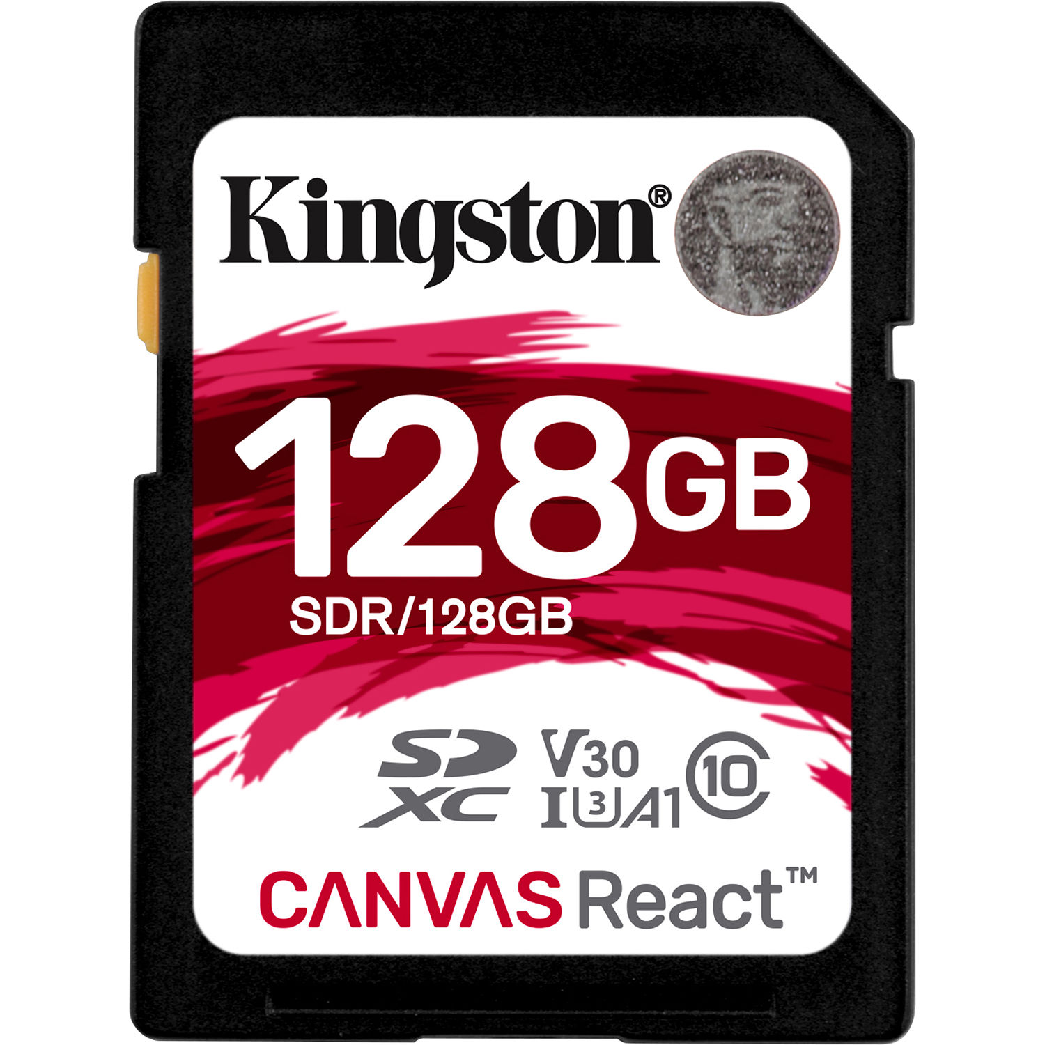 Kingston 128G SDR/128GB Canvas React SD 100MB/s read and 70MB/s write