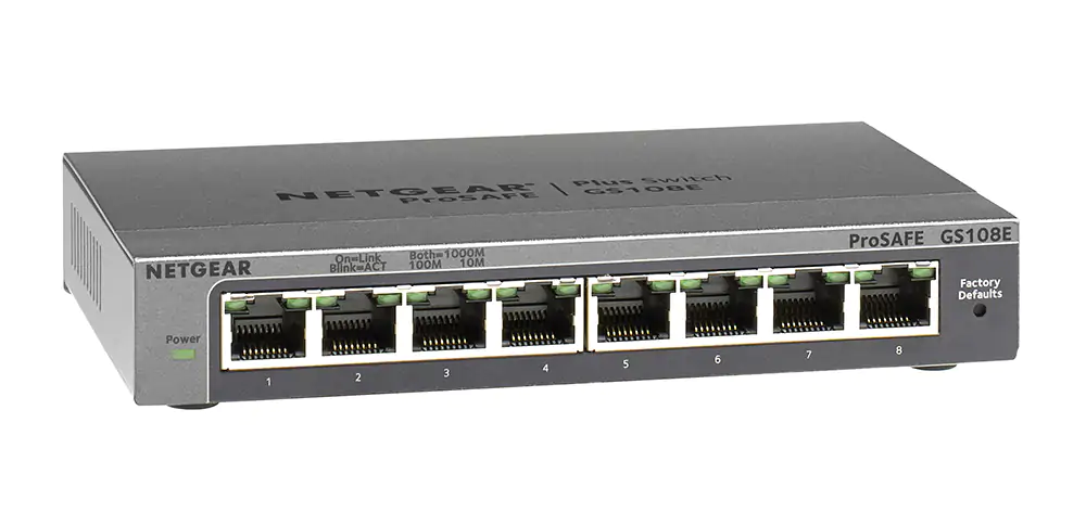 Netgear GS108E-300AUS 8-Port Gigabit Smart Managed Switch