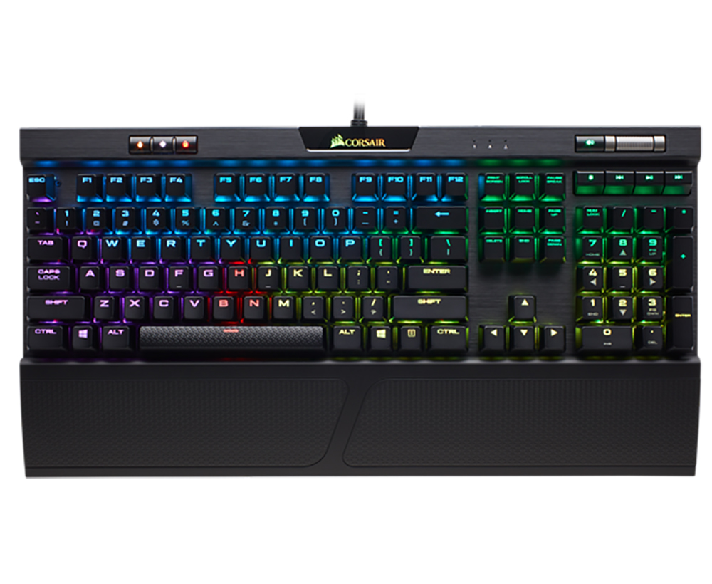 Corsair Gaming K70 MK2 RGB LED Mechanical Gaming Keyboard - Cherry Blue (CH-9109011-NA)