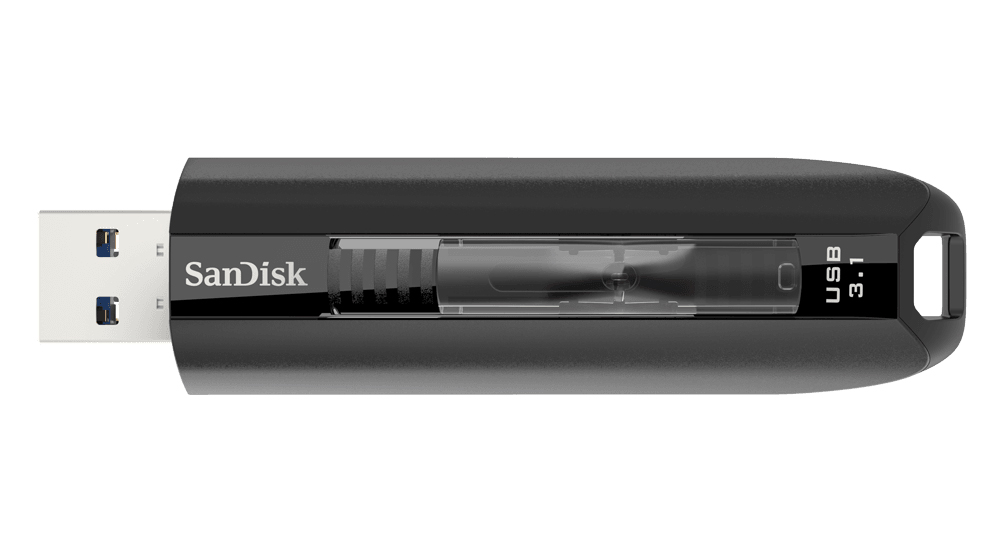 Sandisk Extreme GO CZ800 128GB USB3.1 Black Retractable