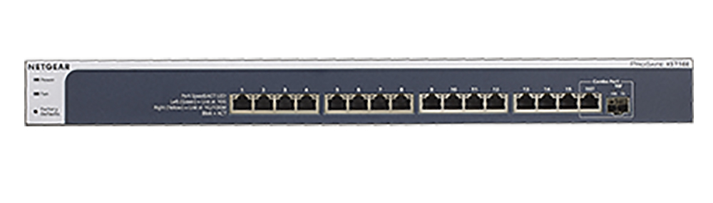 Netgear XS716E-100AJS 16-Port 10-Gigabit Ethernet Smart Managed Plus Switch with 1 SFP+ Shared Ports
