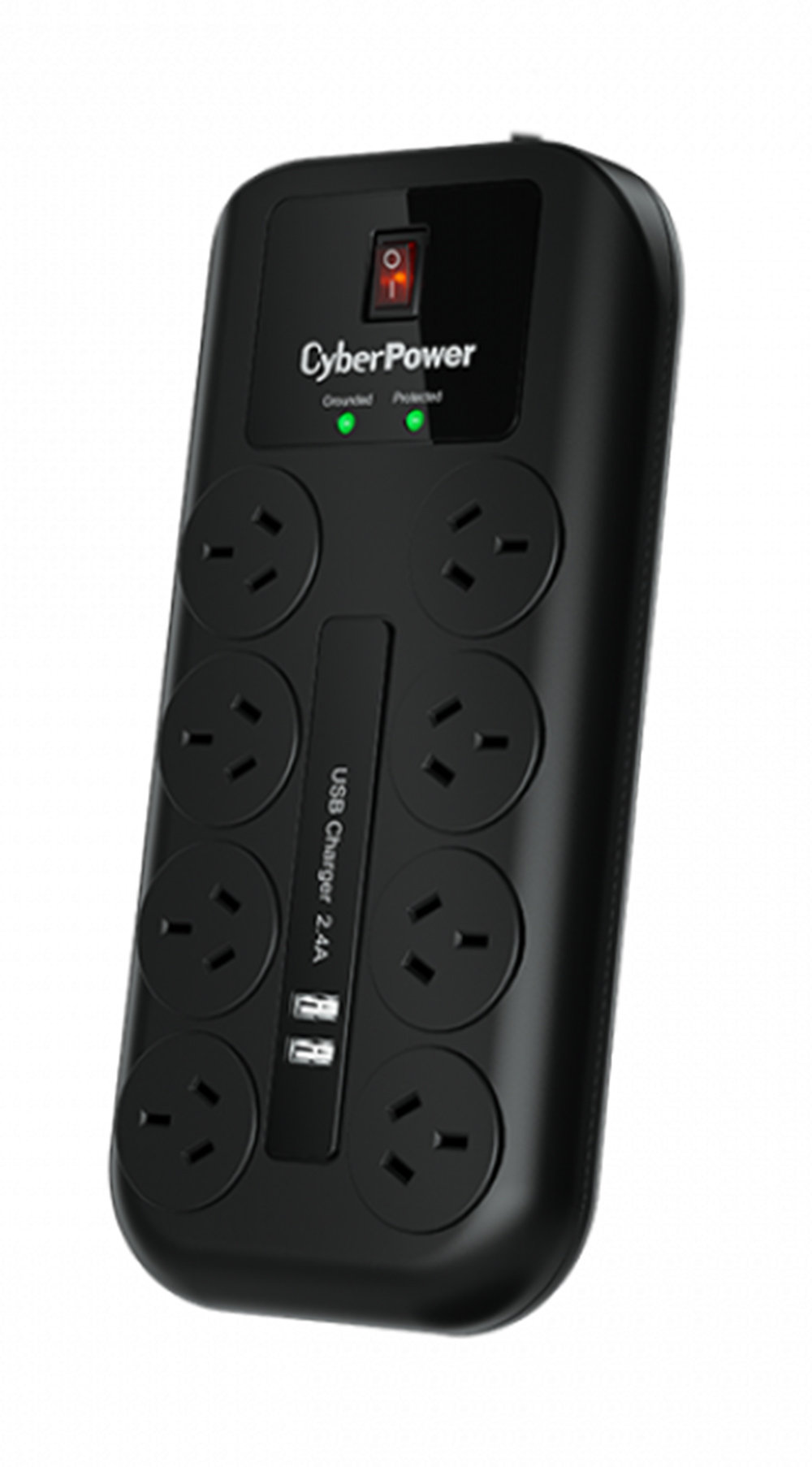 CyberPower 8-Port Surge Protector with 2 USB Charging Ports