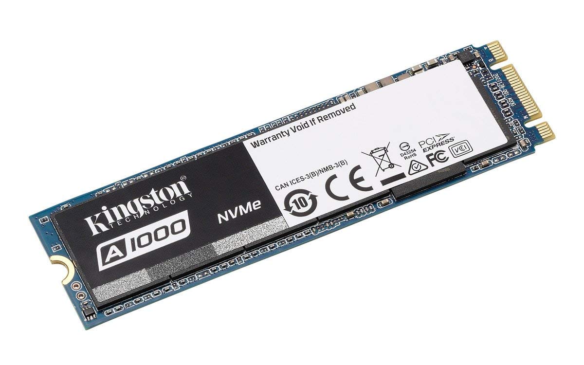 Kingston A1000 480GB PCIe 3.0 M.2 2280 NVMe SSD (SA1000M8/480G)