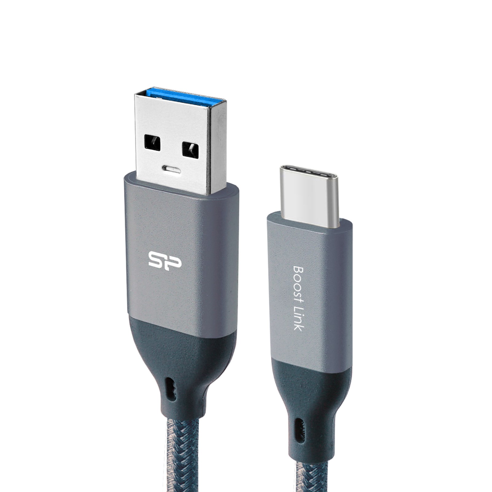Silicon Power Quick Charge 3.0 USB Type-C to USB-A 3.0 Data Transfer Charger Nylon Cable