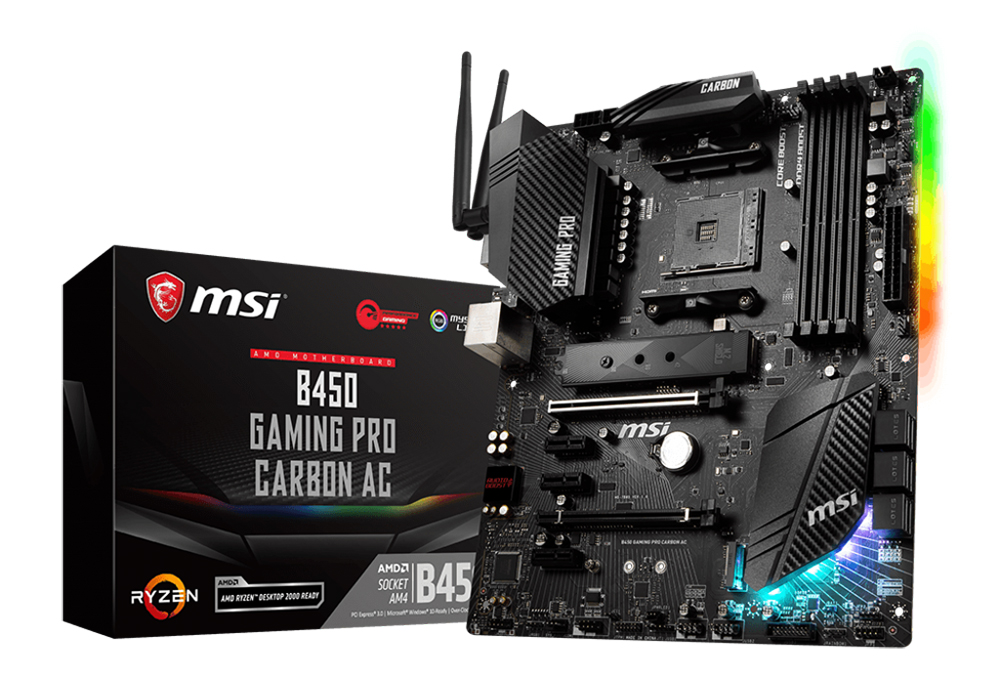 Msi b450 gaming pro carbon ac обзор