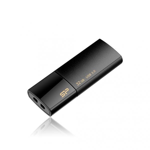 Silicon Power 32GB USB3.0 Blaze B05,Retractable-Black