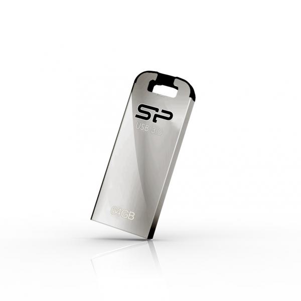Silicon Power 64GB USB3.0 Jewel J10,Water/Dust/Vibration-Proof-Silver
