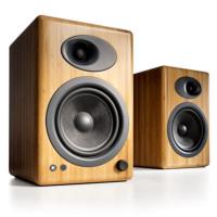 Audioengine 5+ Wireless Active Speakers - Solid Bamboo