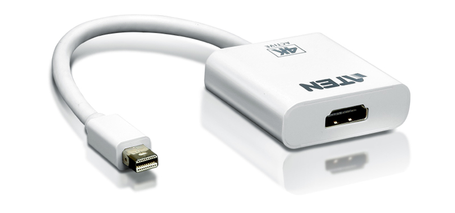 Aten VC981-AT Mini DisplayPort(M) to HDMI(F) Active 4K Adapter - [ OLD SKU: VC-981 ]