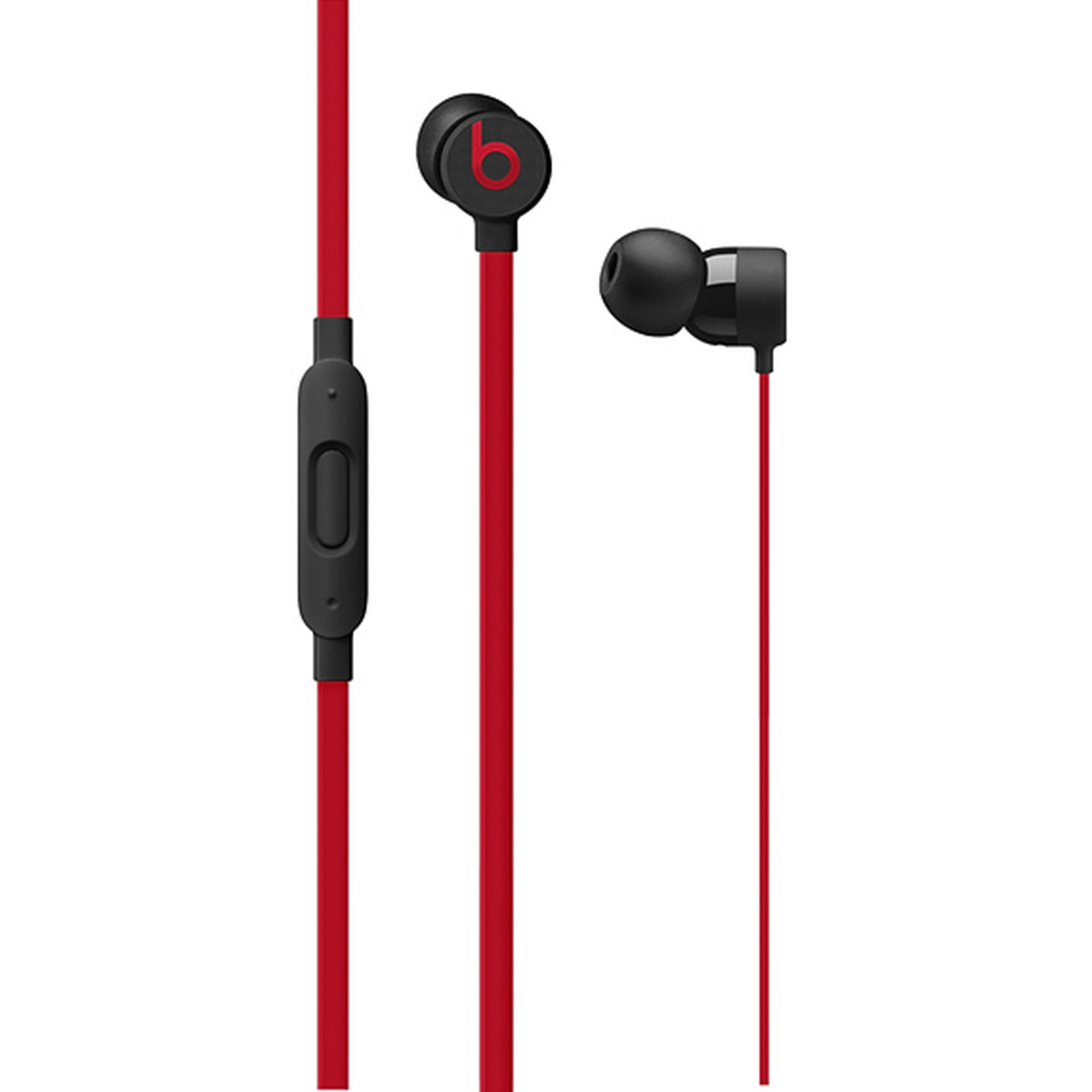 Beats urBeats3 Earphones with 3.5mm Plug - The Beats Decade Collection, Defiant Black-Red