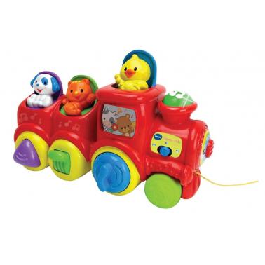 VTech Pop-Up Friends Train - Umart.com.au