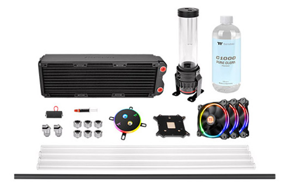 Thermaltake Pacific M360 D5 Hard Tube Water Cooling Kit (CL-W217-CU00SW-A)