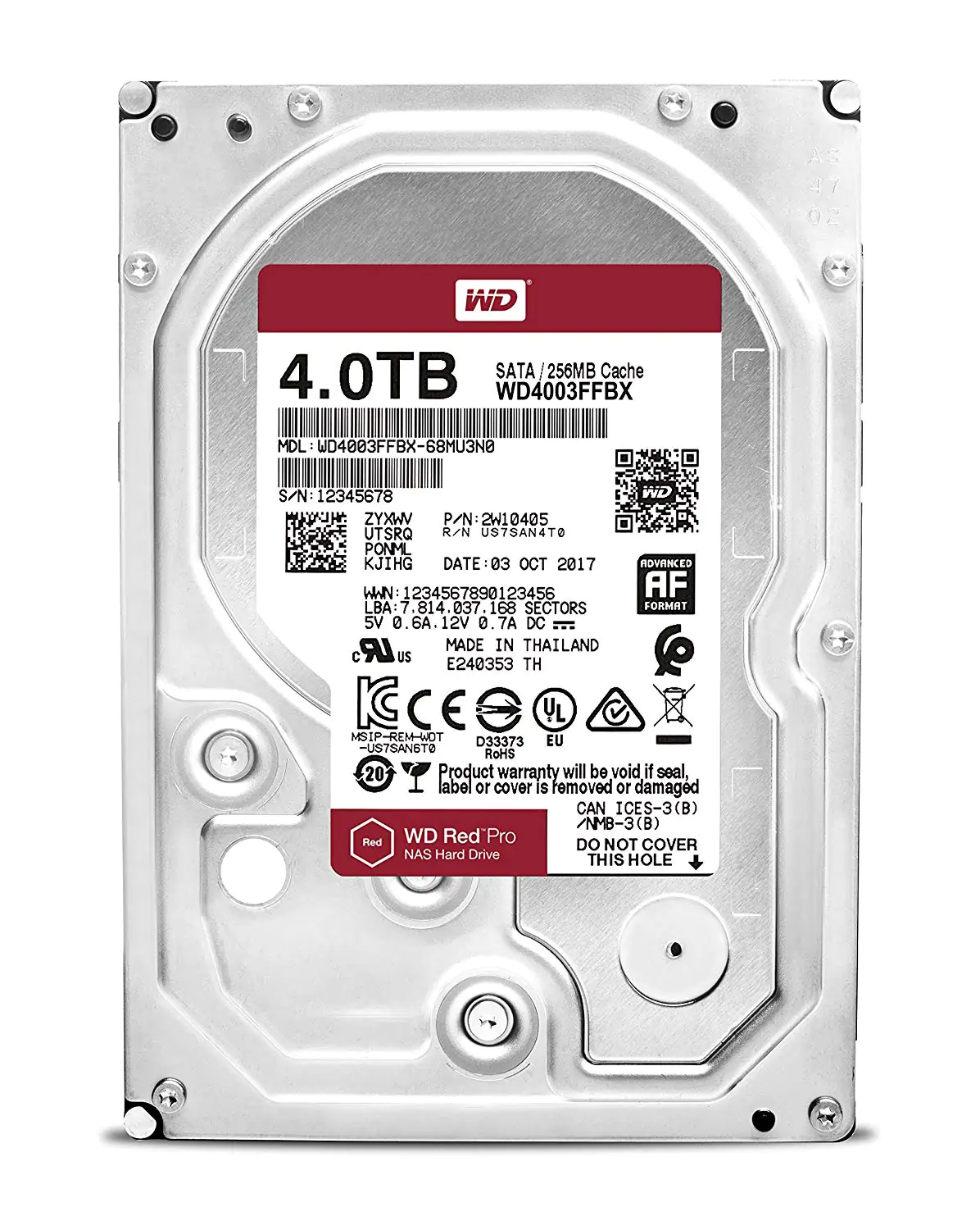 4TB Red WD internal review 内蔵 WD RED HDD 4TB