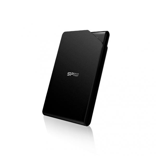Silicon Power 1TB Portable Hard Drive Stream S03,Matte Surface, LED indicator-Blac1