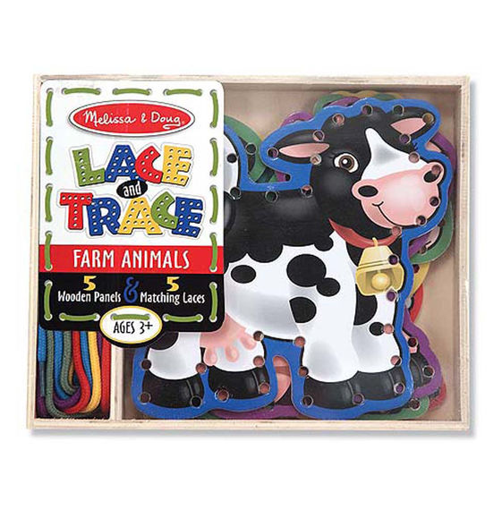 Melissa & Doug Lace & Trace Farm Animals